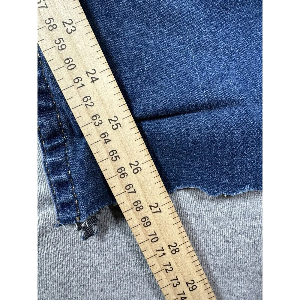 True‎ Religion Section Skinny Flap Pocket Men’s Blue Jeans Size *ALTERED 36x26